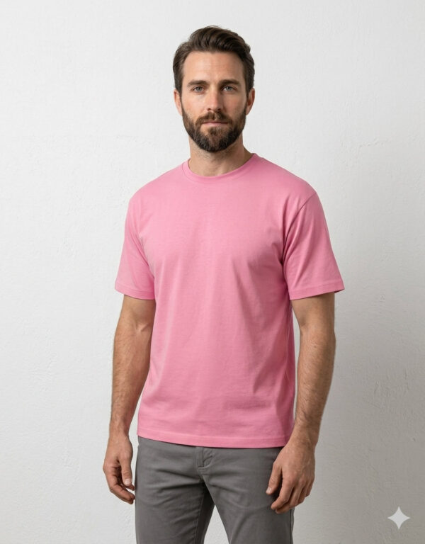 Ecothreadly Classic Crew T Shirt Flamingo
