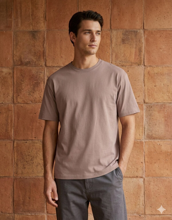 Ecothreadly Classic Crew T Shirt Mushroom