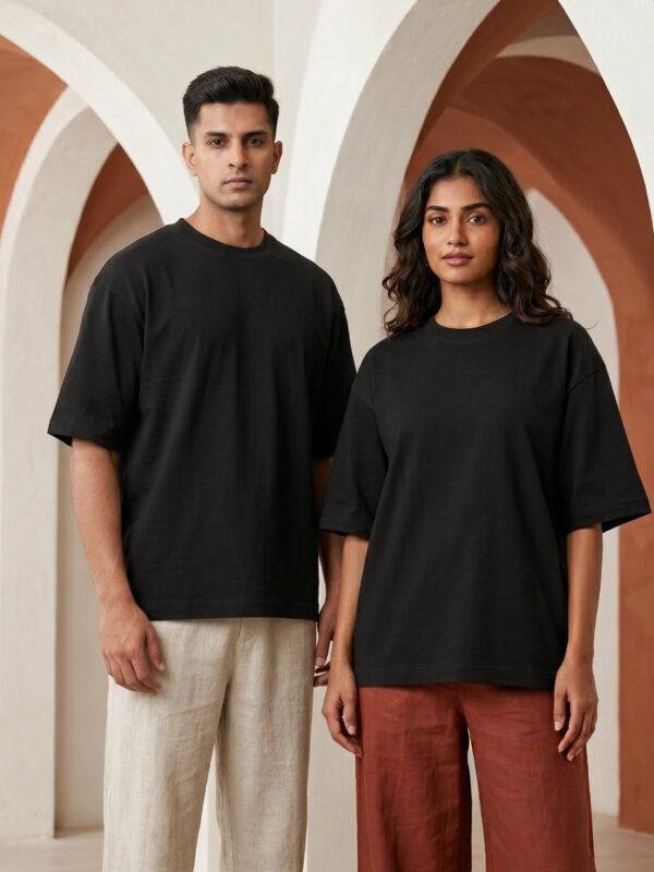 Ecothreadly Unisex Oversized Cotton T-Shirt