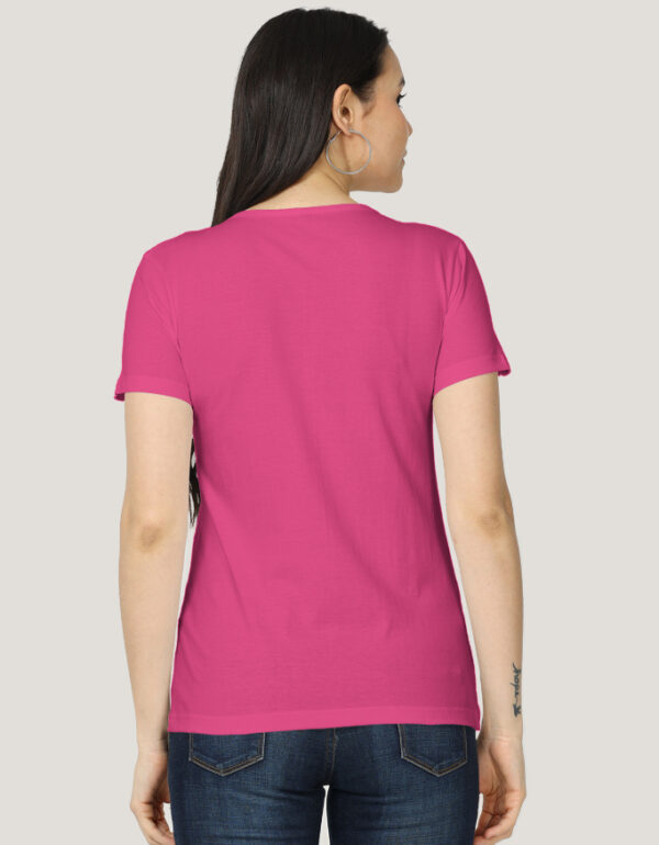 Solid Classic Crew Cotton T-Shirt for Women Dark | Soft, Stylish & Eco-Friendly | Plain