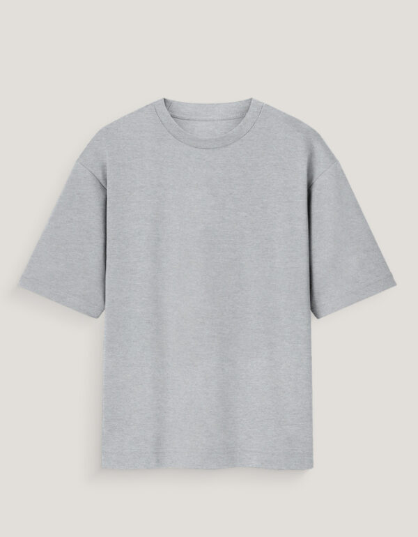 Solid Cotton Oversized T-Shirt | Round Neck | Half Sleeve | Plain