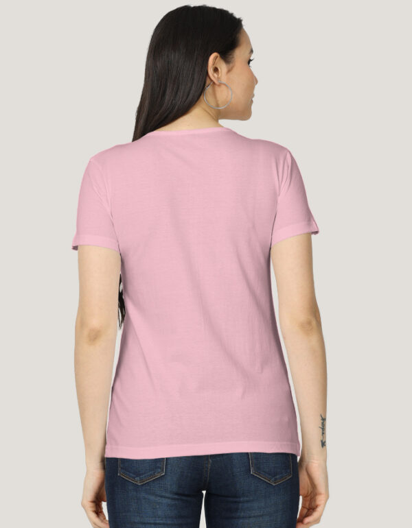 Solid Classic Crew Cotton T-Shirt for Women Light | Soft, Stylish & Eco-Friendly | Plain