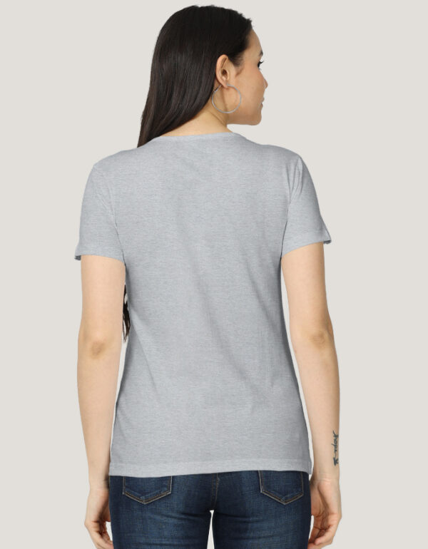 Solid Classic Crew Cotton T-Shirt for Women Light | Soft, Stylish & Eco-Friendly | Plain