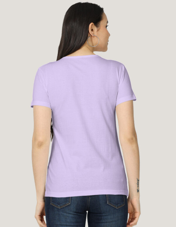 Solid Classic Crew Cotton T-Shirt for Women Light | Soft, Stylish & Eco-Friendly | Plain