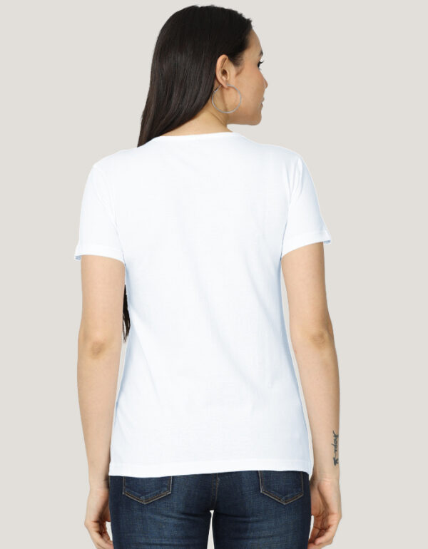Solid Classic Crew Cotton T-Shirt for Women Light | Soft, Stylish & Eco-Friendly | Plain