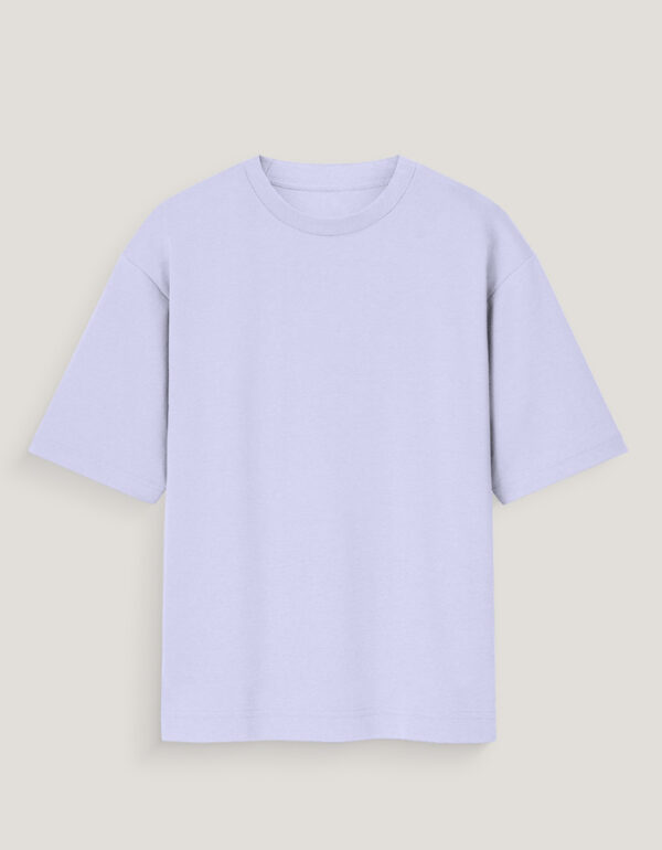 Solid Cotton Oversized T-Shirt | Round Neck | Half Sleeve | Plain
