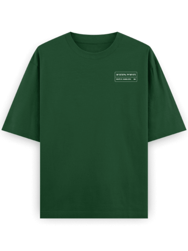 Heavyweight Oversized Nanda Devi Graphic Tee | 240 GSM | Ecothreadly