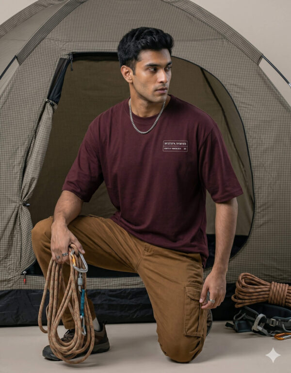 Heavyweight Oversized Nanda Devi Graphic Tee | 240 GSM | Ecothreadly