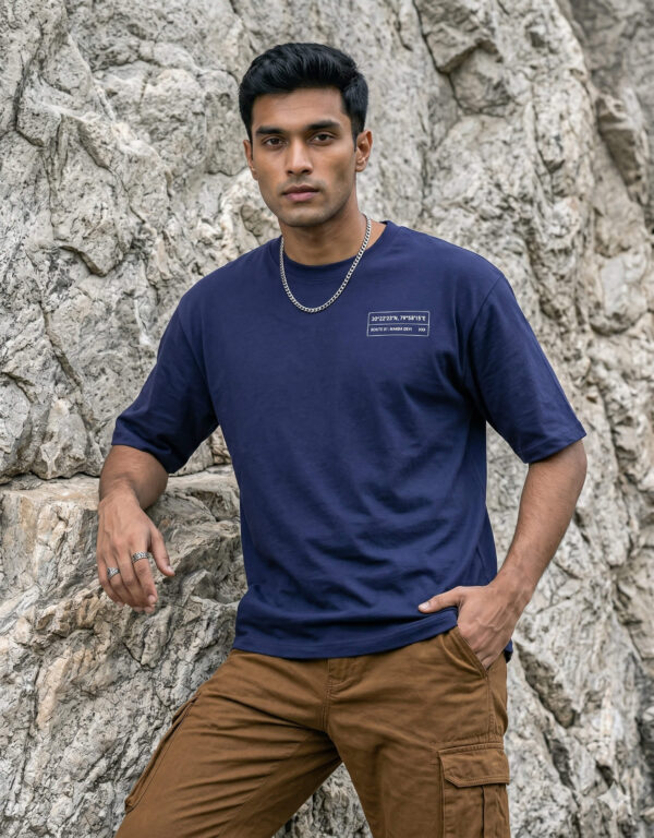 Heavyweight Oversized Nanda Devi Graphic Tee | 240 GSM | Ecothreadly