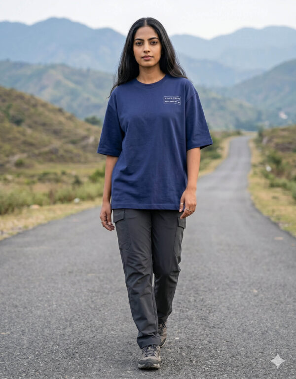 Heavyweight Oversized Nanda Devi Graphic Tee | 240 GSM | Ecothreadly