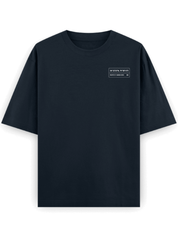 Heavyweight Oversized Nanda Devi Graphic Tee | 240 GSM | Ecothreadly