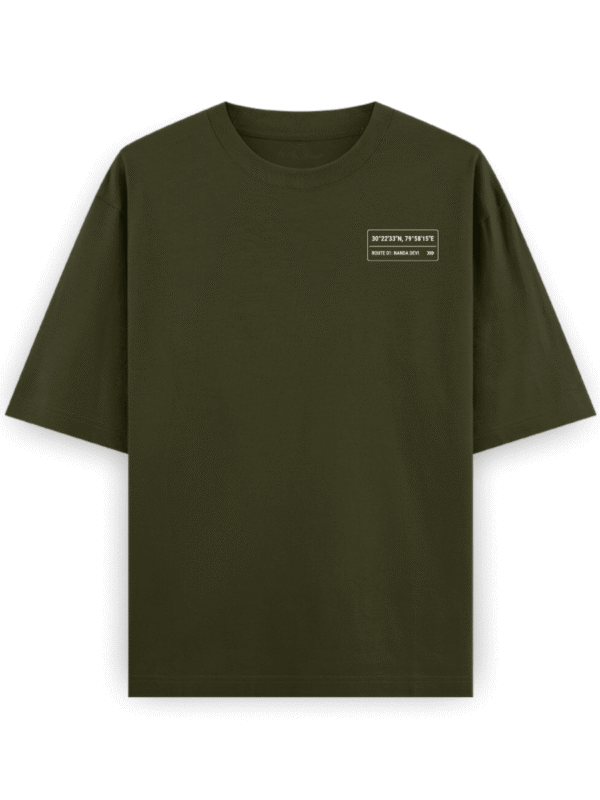 Heavyweight Oversized Nanda Devi Graphic Tee | 240 GSM | Ecothreadly