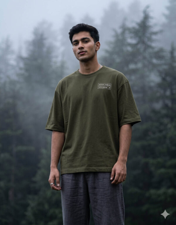 Heavyweight Oversized Nanda Devi Graphic Tee | 240 GSM | Ecothreadly