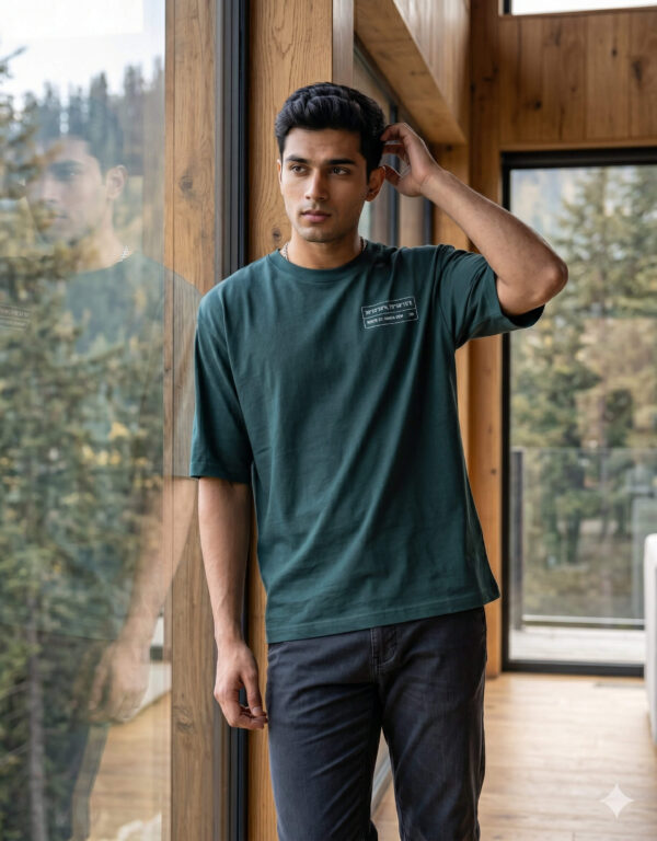 Heavyweight Oversized Nanda Devi Graphic Tee | 240 GSM | Ecothreadly