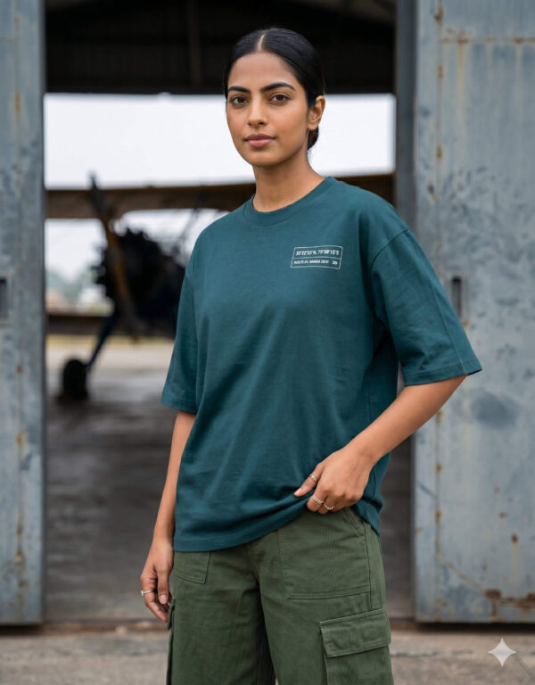 Heavyweight Oversized Nanda Devi Graphic Tee | 240 GSM | Ecothreadly